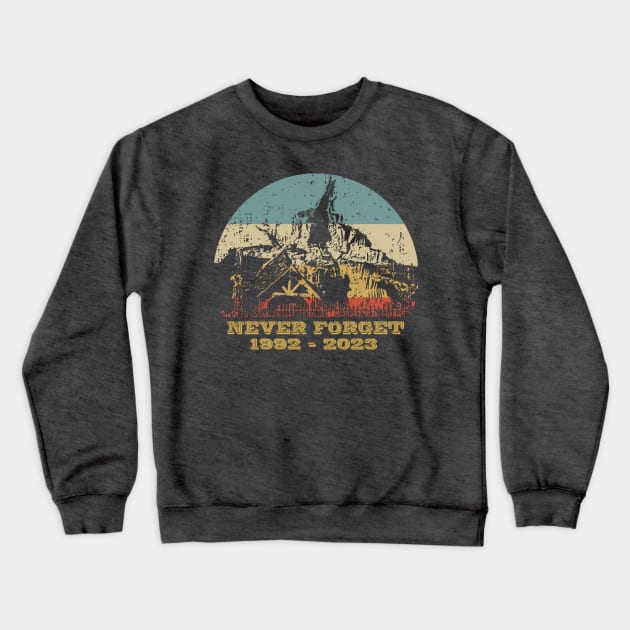 Splash Mountain Never Forget Crewneck Sweatshirt by ThisIsFloriduhMan